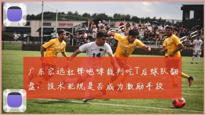 广东宏远杜锋咆哮裁判吃T后球队翻盘，技术犯规是否成为激励手段